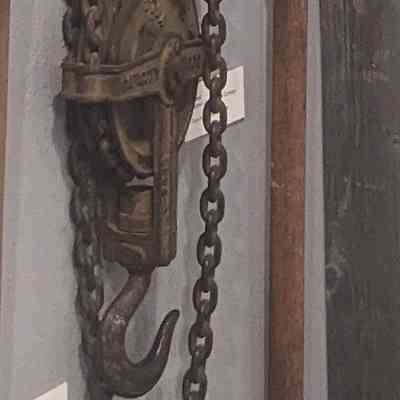 Leathem D. Smith Shipbuilding Company Chain Hoist