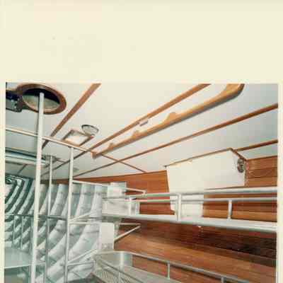 Unfinished interior hull of Aura