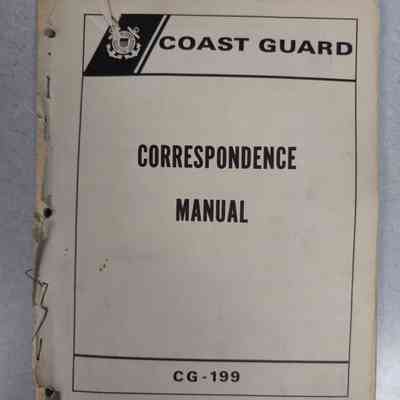 Coast Guard Correspondence Manual
