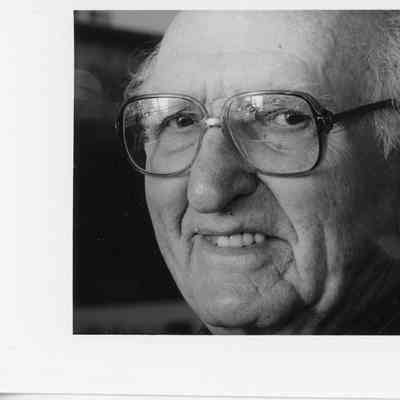 Phil Austin at 90 years old in his studio