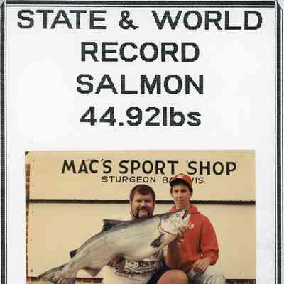 State and world record salmon July 1994