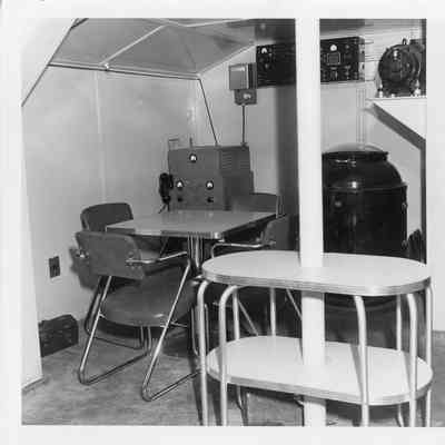 Radio room and gyrocompass on Carport