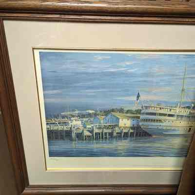 Framed print "Mackinac Morning"
