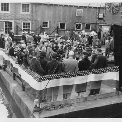 Group photo of Spartan christening party September 6, 1952