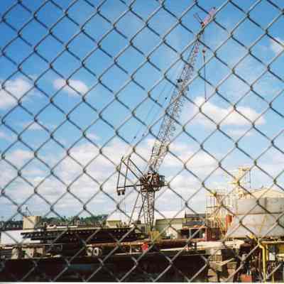 Bow section of ocean barge 11105 at Bay Shipbuilding 2005