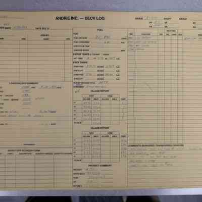 John Purves Ship Log