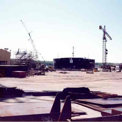 Presque Isle in graving dock at Bay Shipbuilding 1991