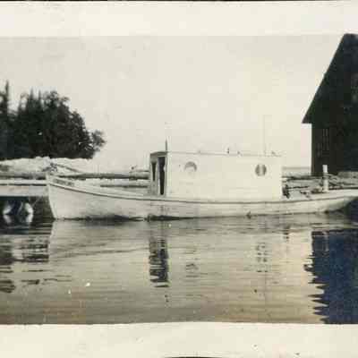 Captain Pedersen's boat docked