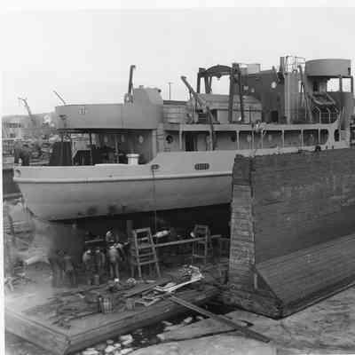 FP-362 under construction at Sturgeon Bay Shipbuilding and Drydock Company