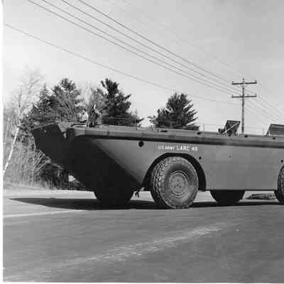 US Army LARC 49 parked on street