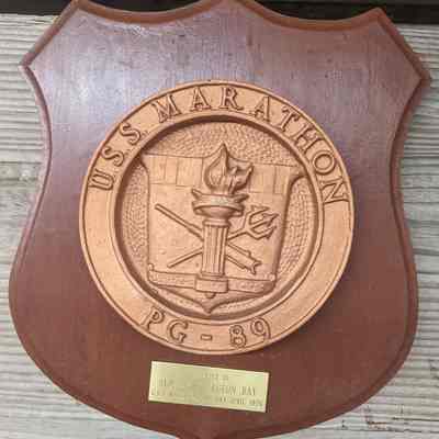 USS Marathon Plaque