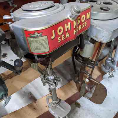 "A" Johnson Outboard Motor