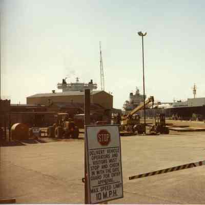 Edwin H. Gott and Adam E. Cornelius at Bay Shipbuilding 1991
