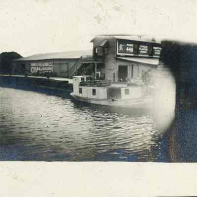 Fish tug molly Lemon in Marinette, WI, 1923