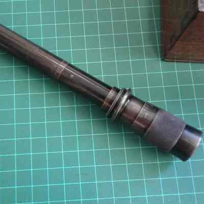 U.S. Navy Steel & Brass Sextant Telescope Attachment