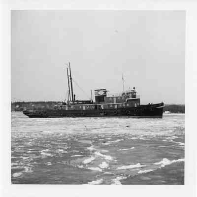 John Roen IV traveling in icy water