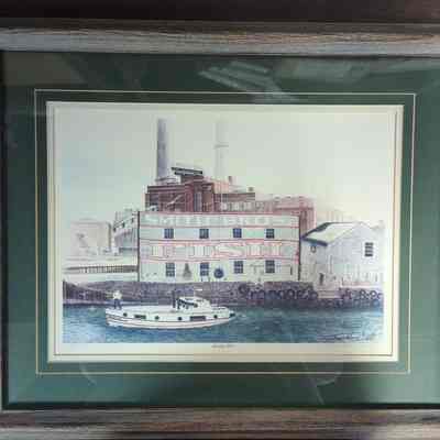 Framed print of the Linda E