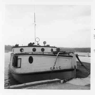 Fishing tug Eric docked in Gill's Rock June 1962