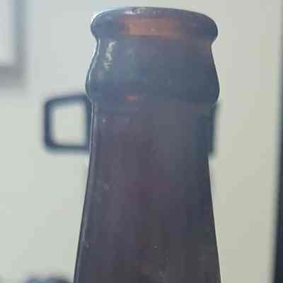 Brown glass bottle