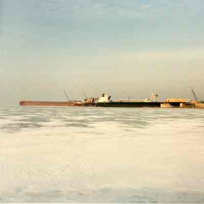 Oglebay Norton and American Mariner at Bay Shipbuilding 1992