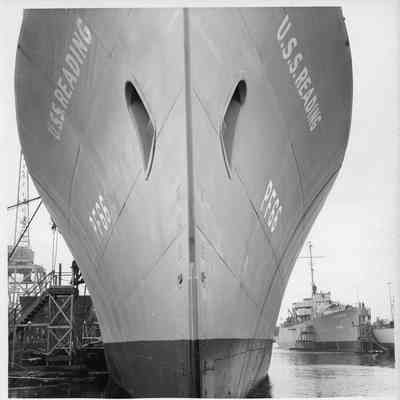 PF-66 USS Reading docked at shipyard