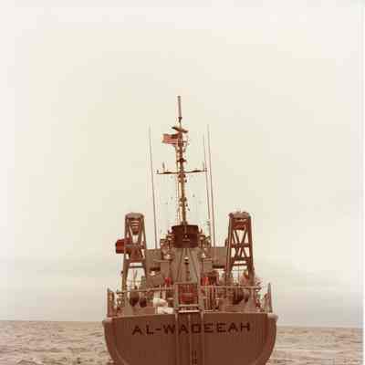 PBI Navy Ship MSC-324 / M-416 Al-Wadeeah stern view underway