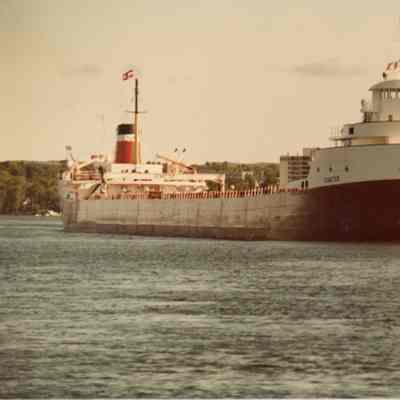 Freighter Simcoe in Saint Mary's River June 1982