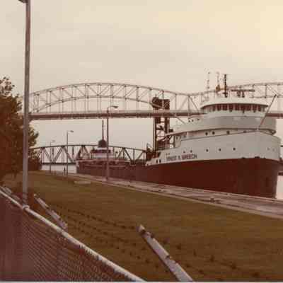 Freigther Ernest R. Breech Soo Lock in June, 1981