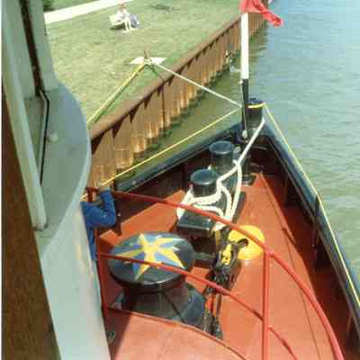 Bow of the tug Ludington 1989