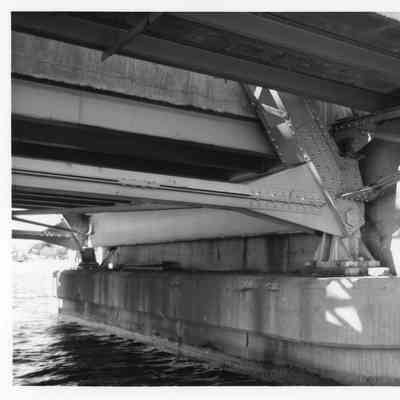 Member connection under east side of Michigan Street Bridge 1997