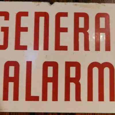 General Alarm Sign