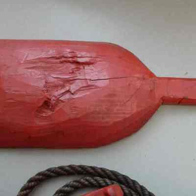 Wooden Orange Shovel
