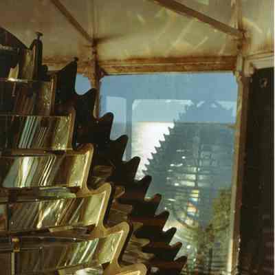 Fresnel lens at Cana Island lighthouse