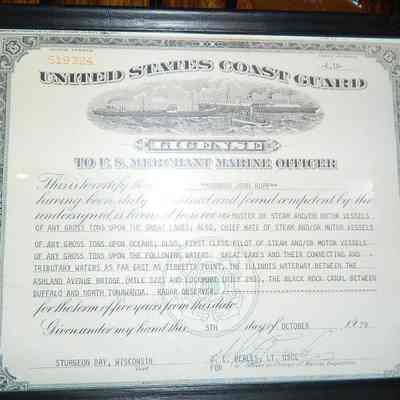 Merchant Marine Transportation License