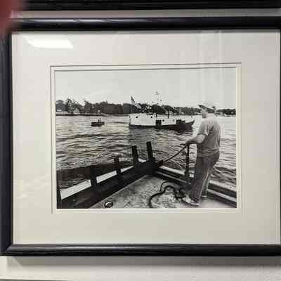 Framed photograph of Gills Rock on the 4th of July