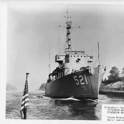 MSO-521 underway in canal