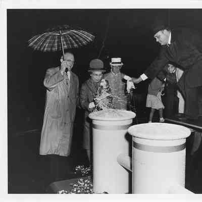 Sturgeon Bay Municipal dock dedication 1965