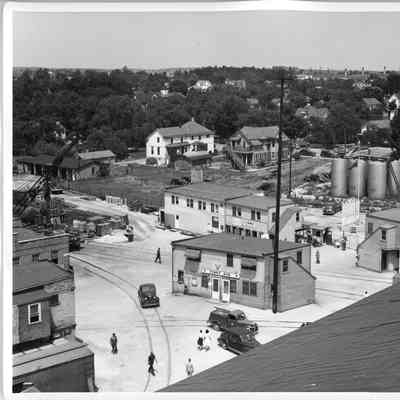 Rooftop view of Leathem D. Smith Shipbuilding co.