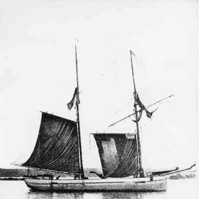 Schooner Iris underway