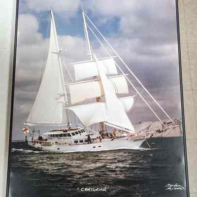 RYS Centurion at Full Sail Framed Print