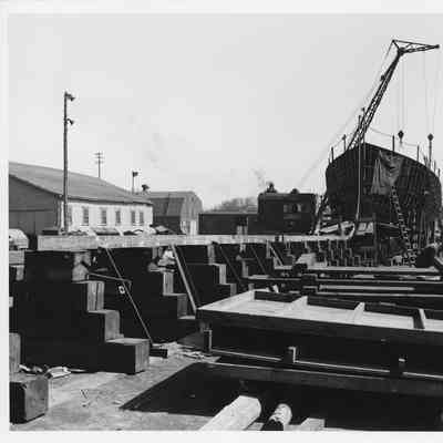 Vessel under construction at SBSB&DD Co.
