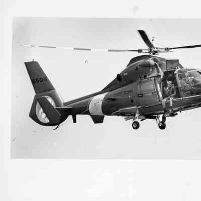 USCG Helicopter 6504 hovering 1997