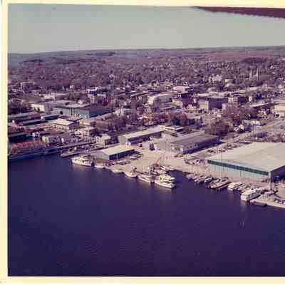 Aerial view of Palmer Johnson Inc.