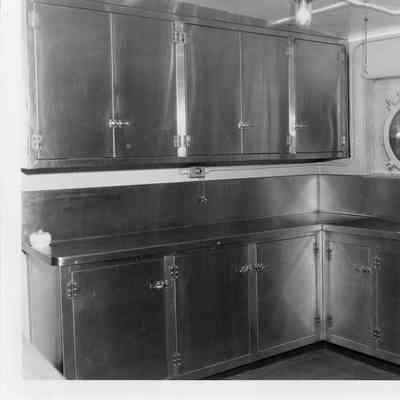 Cabinets in kitchen of Elton Hoyt II