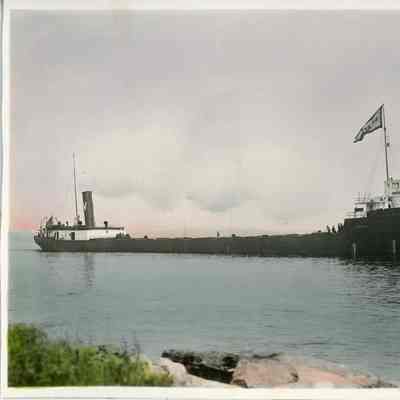 W.D. Rees hand colored photo
