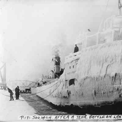 P-171 S00 Michigan after 272 Hr. Battle on Lake Superior