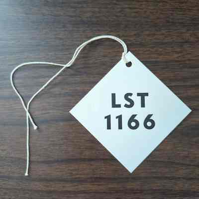 LST 1166 Launching Identification Tag