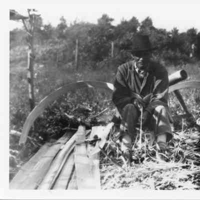Birch Bark Canoe Construction