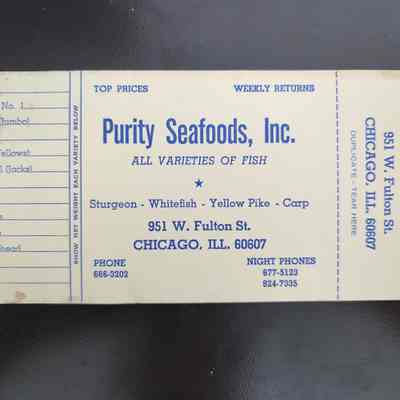 Purity seafoods Chicago Illinois