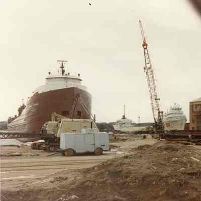 Herbet C. Jackson and Paul H. Townsend at Bay Shipbuilding 1990